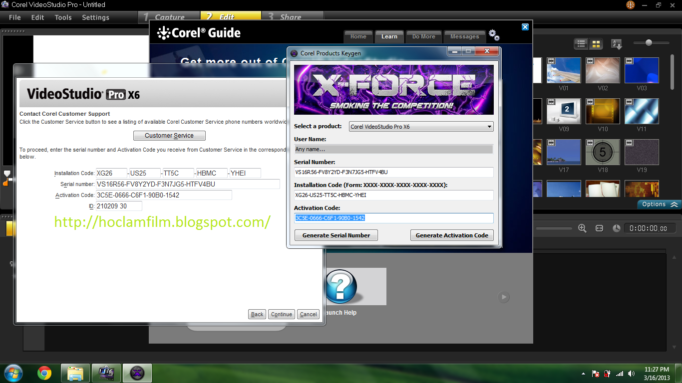 corel videostudio pro x4 with keygen crack serial number